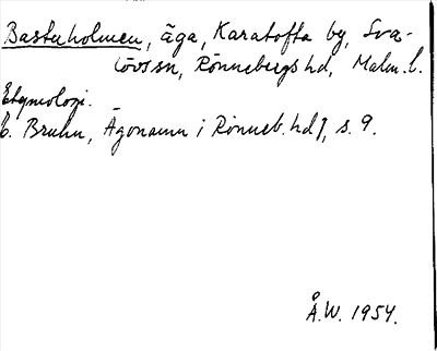 Bild på arkivkortet för arkivposten Bastuholmen