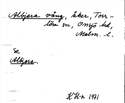 Bild på arkivkortet för arkivposten Albjera vång, se Albjera