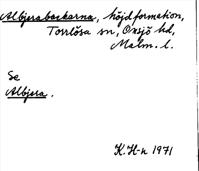Bild på arkivkortet för arkivposten Albjerabackarna, se Albjera