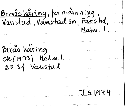 Bild på arkivkortet för arkivposten Broåskäring