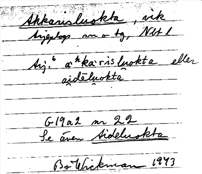 Bild på arkivkortet för arkivposten Ahkarisluokta
