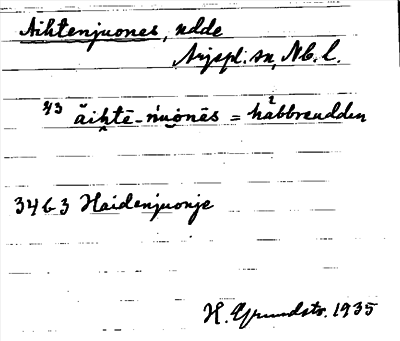 Bild på arkivkortet för arkivposten Aihtenjuones