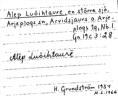 Bild på arkivkortet för arkivposten Alep Luöihtaure