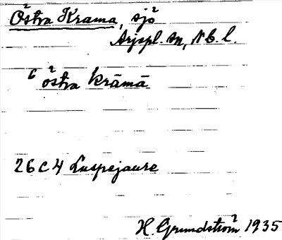 Bild på arkivkortet för arkivposten Östra Krama