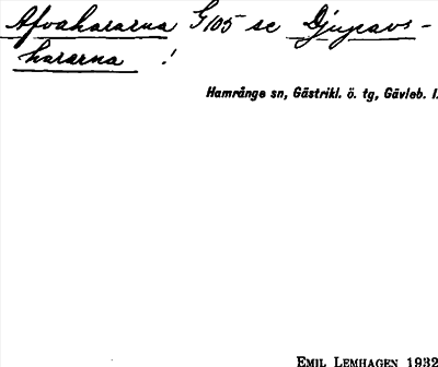Bild på arkivkortet för arkivposten Afvahararna, se Djupavshararna