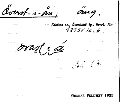 Bild på arkivkortet för arkivposten Överst-i-ån