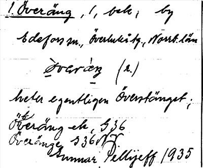 Bild på arkivkortet för arkivposten Överäng