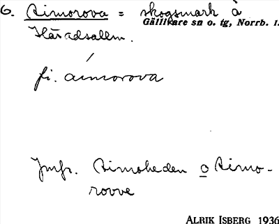 Bild på arkivkortet för arkivposten Aimorova