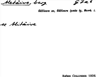 Bild på arkivkortet för arkivposten Aletåive