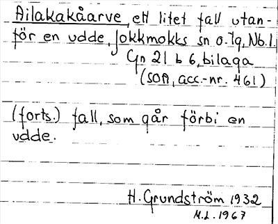 Bild på arkivkortet för arkivposten Ailakakåarve
