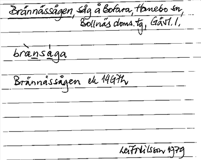 Bild på arkivkortet för arkivposten Brännässågen