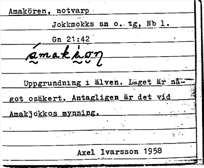Bild på arkivkortet för arkivposten Amakören