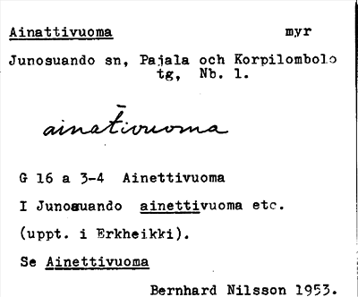 Bild på arkivkortet för arkivposten Ainattivuoma