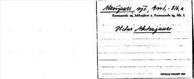 Bild på arkivkortet för arkivposten Akoijaure