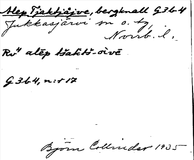 Bild på arkivkortet för arkivposten Alep Tjaktjåjve