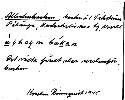 Bild på arkivkortet för arkivposten Alholmbacken