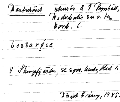 Bild på arkivkortet för arkivposten Basturöset