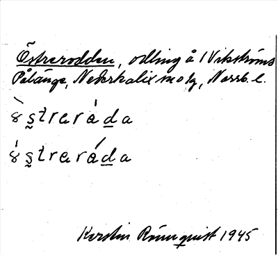 Bild på arkivkortet för arkivposten Östrerodden