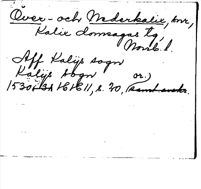 Bild på arkivkortet för arkivposten Över- och Nederkalix