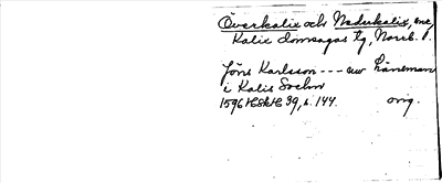 Bild på arkivkortet för arkivposten Överkalix och Nederkalix