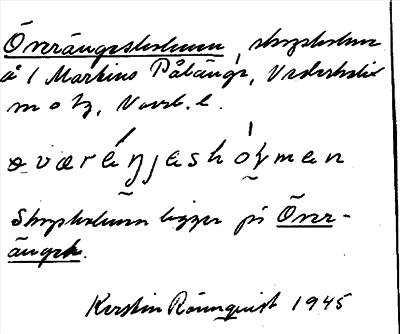 Bild på arkivkortet för arkivposten Överängesholmen