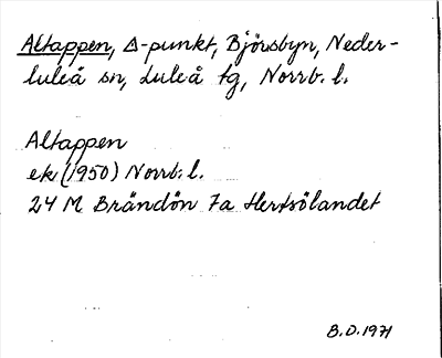 Bild på arkivkortet för arkivposten Altappen