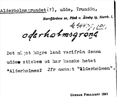 Bild på arkivkortet för arkivposten Alderholmsgrundet(?)