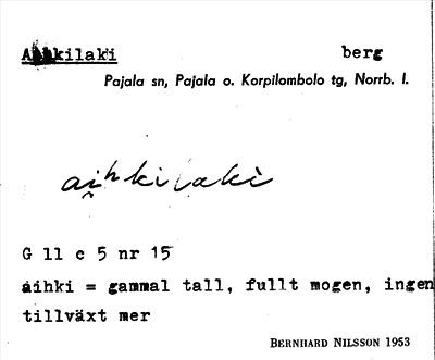 Bild på arkivkortet för arkivposten Aihkilaki