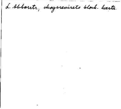 Bild på baksidan av arkivkortet för arkivposten Abborrträsket, Lilla