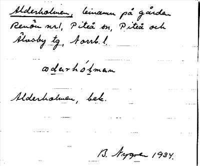 Bild på arkivkortet för arkivposten Alderholmen