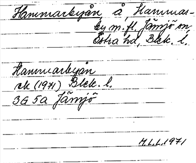 Bild på arkivkortet för arkivposten Hammarbyån