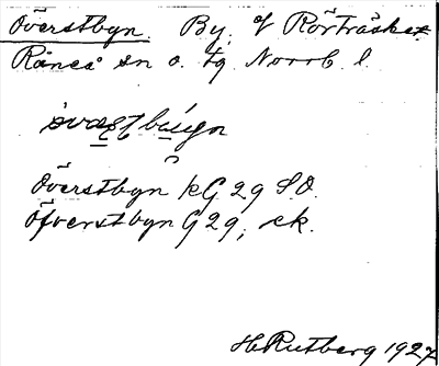 Bild på arkivkortet för arkivposten Överstbyn