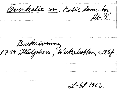 Bild på arkivkortet för arkivposten Överkalix