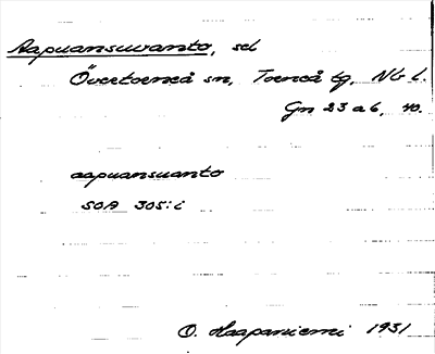 Bild på arkivkortet för arkivposten Aapuansuuanto