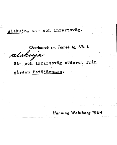 Bild på arkivkortet för arkivposten Alakuja