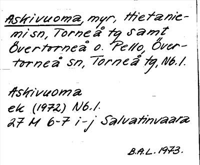 Bild på arkivkortet för arkivposten Askivuoma