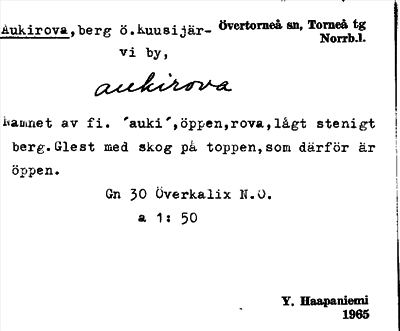 Bild på arkivkortet för arkivposten Aukirova