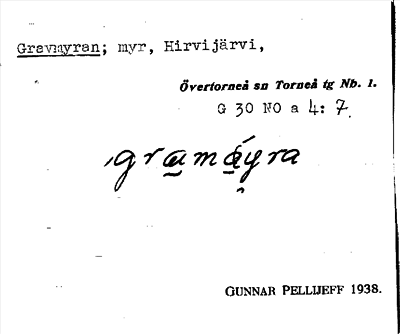 Bild på arkivkortet för arkivposten Gravmyran