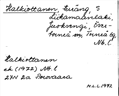 Bild på arkivkortet för arkivposten Halkiottanen