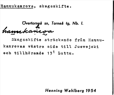 Bild på arkivkortet för arkivposten Hannukanrova