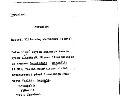Bild på arkivkortet för arkivposten Heponiemi