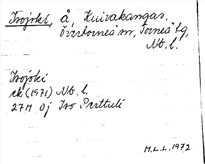 Bild på arkivkortet för arkivposten Isojoki