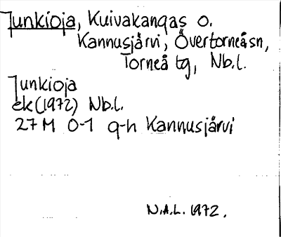 Bild på arkivkortet för arkivposten Junkioja