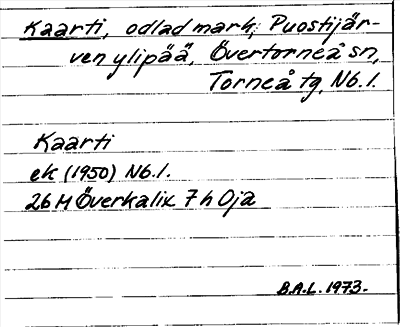 Bild på arkivkortet för arkivposten Kaarti