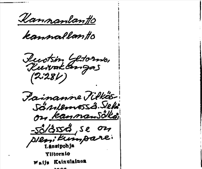 Bild på arkivkortet för arkivposten Kannanlantto