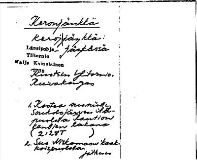 Bild på arkivkortet för arkivposten Keronjänkkä