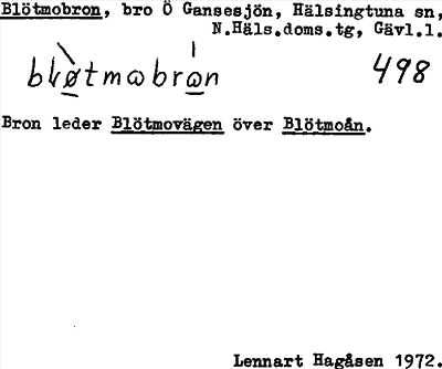Bild på arkivkortet för arkivposten Blötmobron