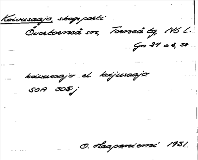 Bild på arkivkortet för arkivposten Koivusaajo