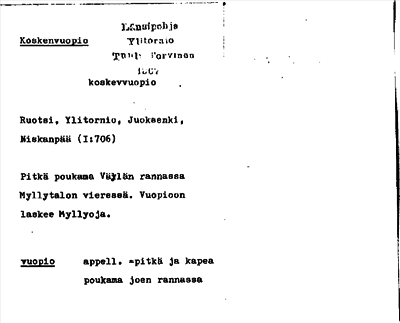 Bild på arkivkortet för arkivposten Koskenvuopio