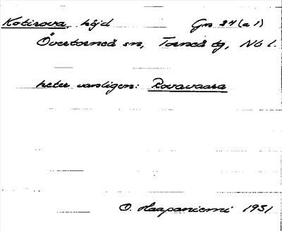 Bild på arkivkortet för arkivposten Kotirova